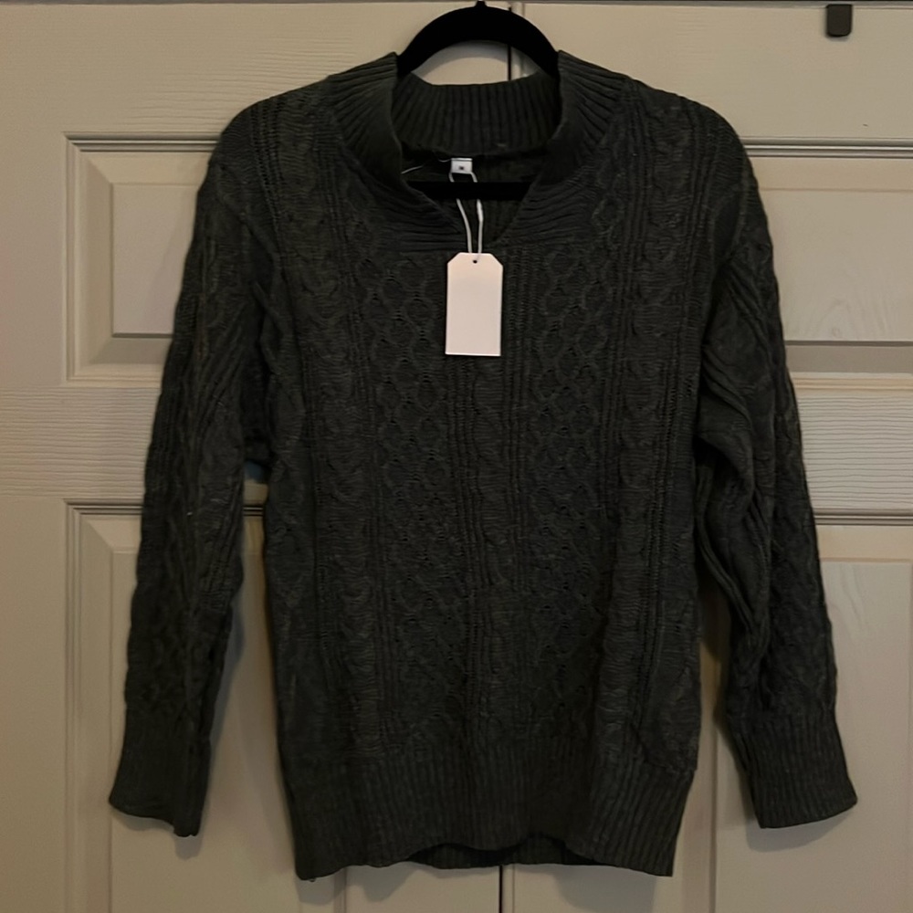 NWT cable knit sweater